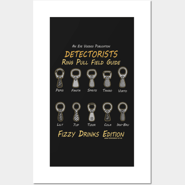 Detectorists Ring Pull Field Guide Scribble Fizz Edition Eye Voodoo Wall Art by eyevoodoo